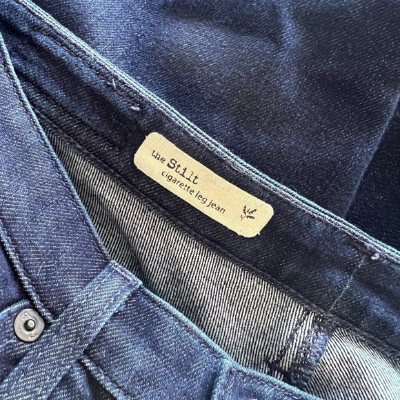 AG Adriano Goldschmied The Stilt Cigarette Leg Jean in Dark Wash sz 26 - Picture 8 of 9